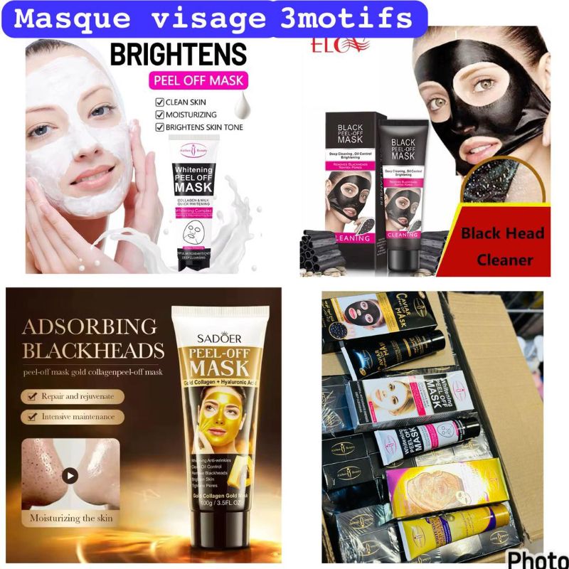 Masque visage à base de l'or