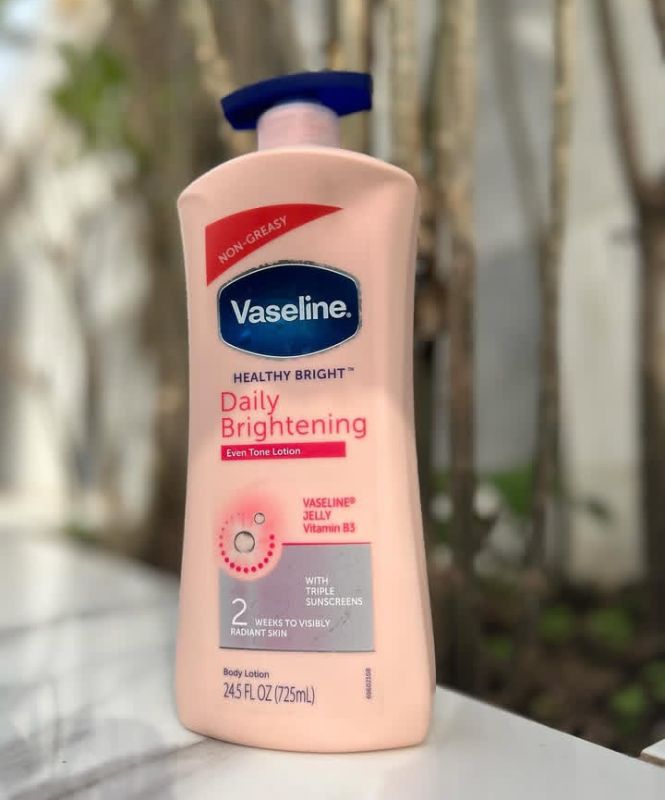 lait vaseline rose