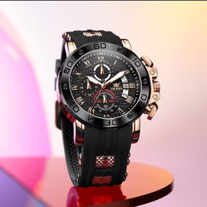 OLEVS JAM TANGAN PRIA AURA GOLD