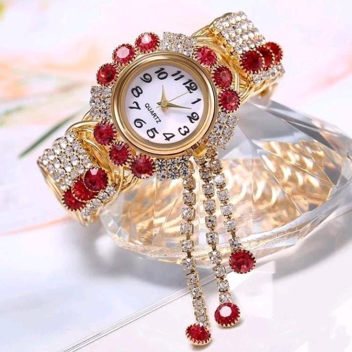 JAM TANGAN WANITA DIAMOND Model Gelang Anti Karat
