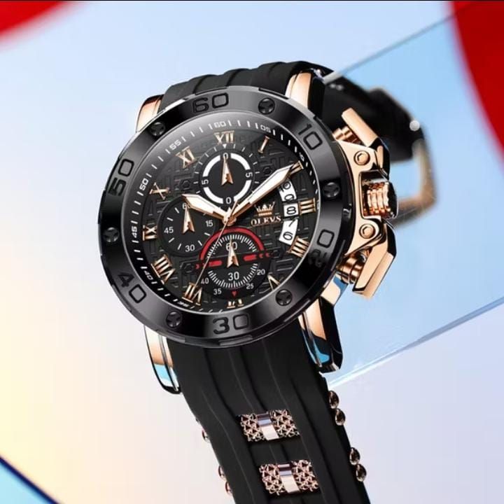 OLEVS JAM TANGAN PRIA AURA GOLD