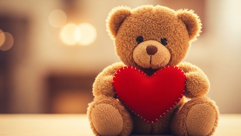 Heart Hug Teddy