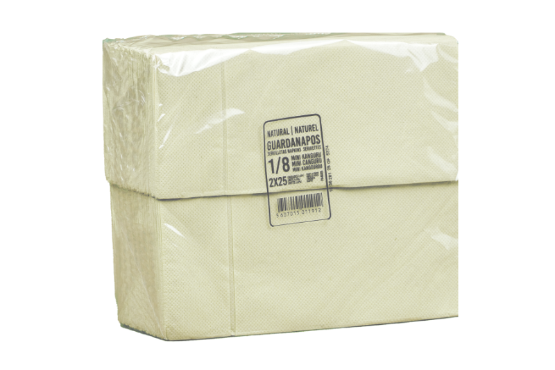 Joker Servilletas 1/8 Naturalcell  de 2x25 Caja 24 Unidades