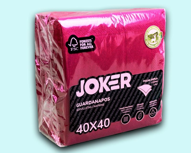 JOKER SERVILLETAS ROJAS 40X40