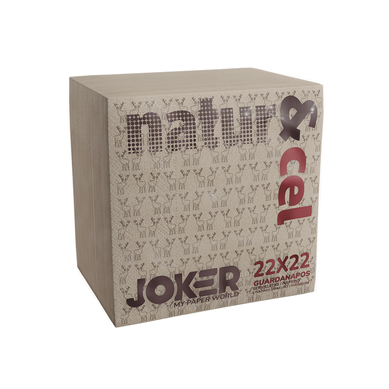 JOKER SERVILLETAS Naturalcell 22X22 Caja 30 Unidades
