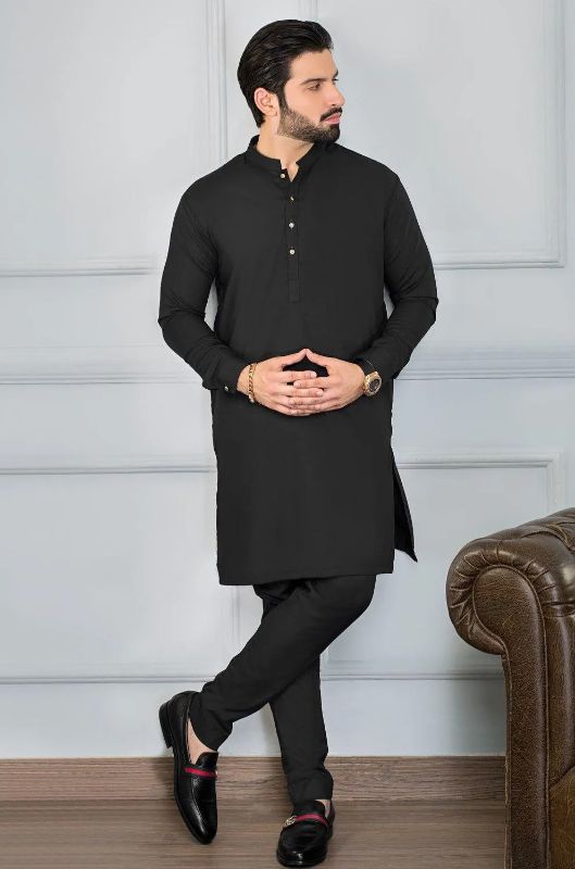 2 Pcs Man Stitched Shalwar Kamiz Wash and Wear