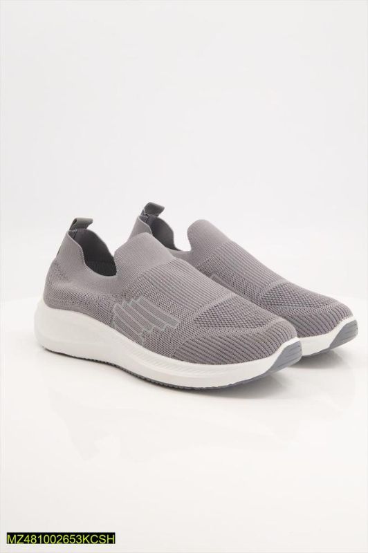 Slip On Jogging Lightweight Shoes-(8508)-Sketcher, Grey
