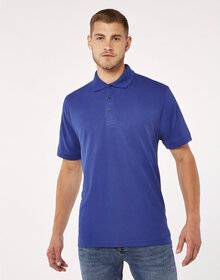 Unisex Pique Polo Shirt with Logo and Text KK403