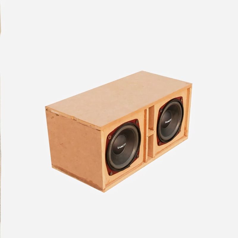 80watt double Bass 4 inch woofer dual bass,7mm MDF board with dual chamber