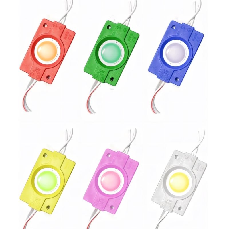 (1 Pc Each Red Green Blue Yellow White Pink) Coin LED Light