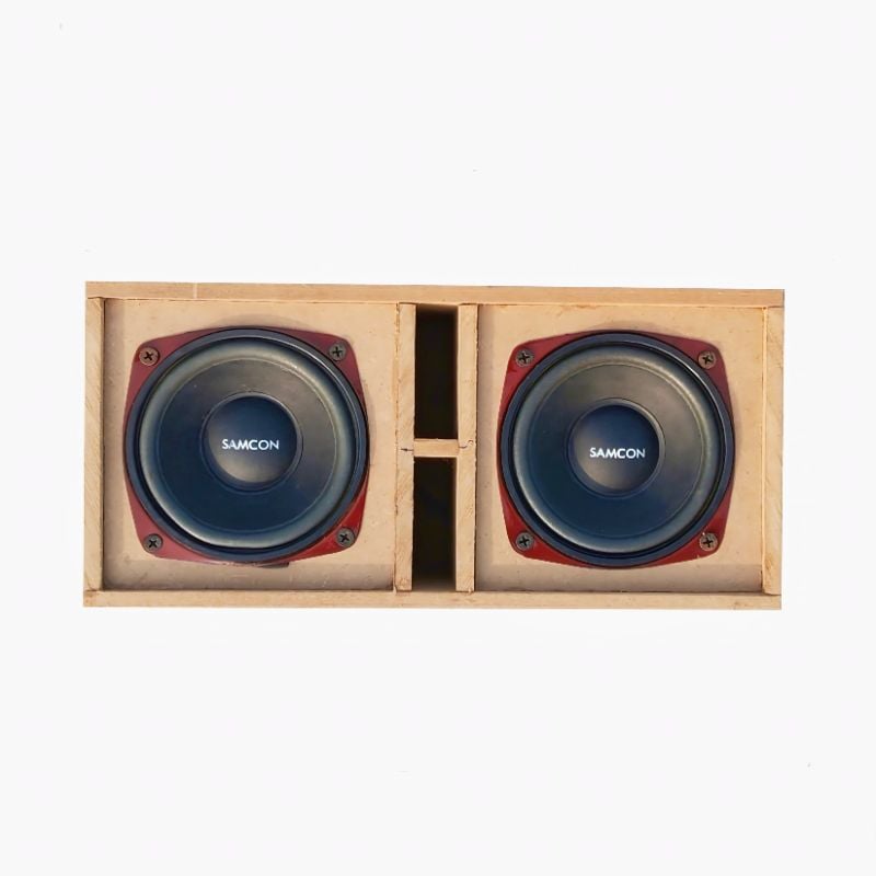 80watt double Bass 4 inch woofer dual bass,7mm MDF board with dual chamber