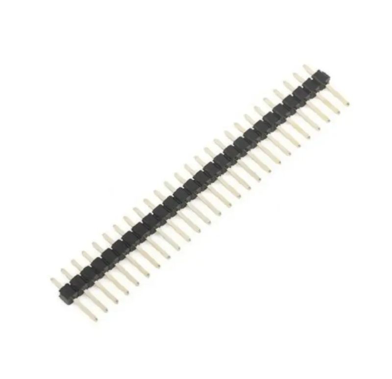 2.54 mm pitch connector 40x1 pin (male)