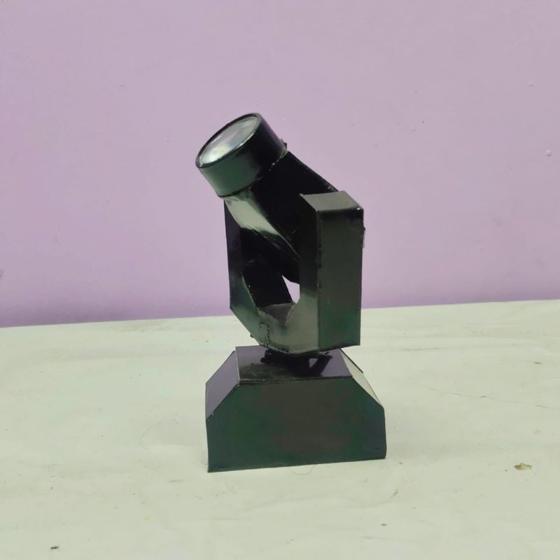 Mini sharpy light (RGB) without cable 2.5w rgb led with 3w white flash light. 180 degree moving