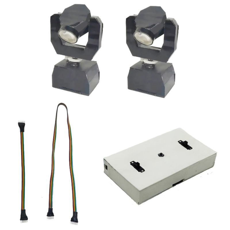 2 Sharpy light (black) blinking controller with 8 inch small cable and 21 Inch Big cable