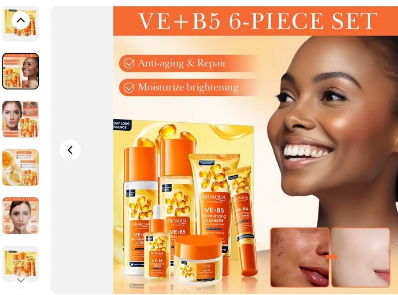 Vitamin E +B5 Skin Care Set (Anti-Aging)