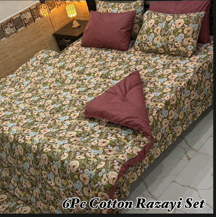 *6PC Cotton Vicky Razayi Set🔥*
