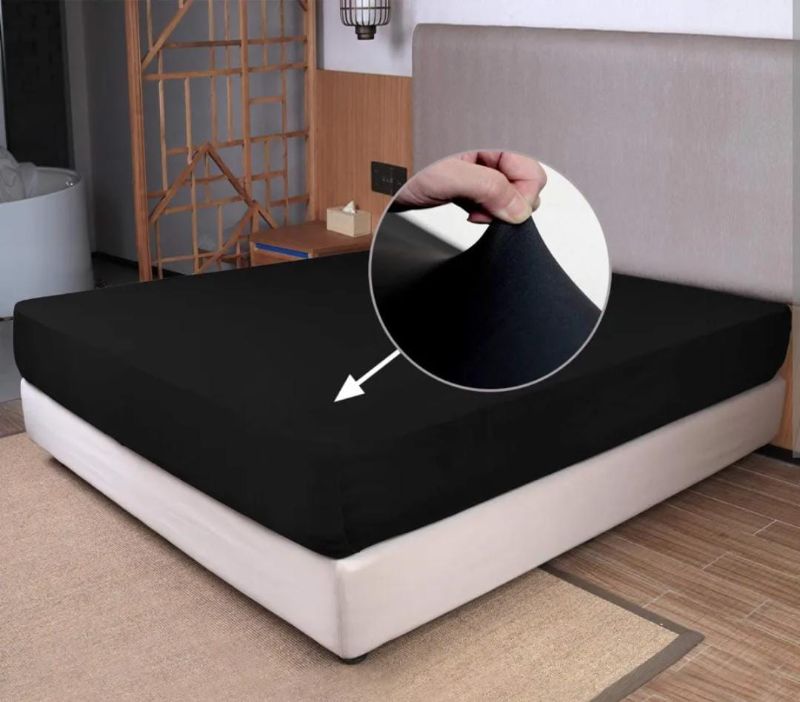 Full Size Fitted Sheet Only - 4-Way Stretch Knit, Snug Fit, Wrinkle Free & Stay
King size