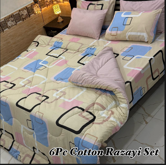 *6PC Cotton Vicky Razayi Set🔥*