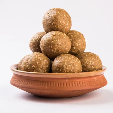 White Sesame Laddu with Jaggery 500gm