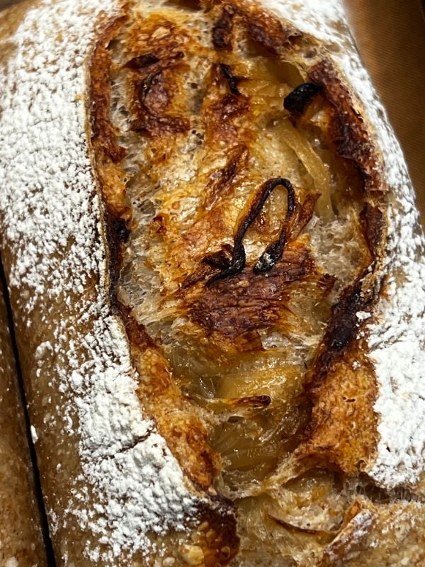 洋蔥  - 全麥酸刀 Onion. wholegrain sourdough