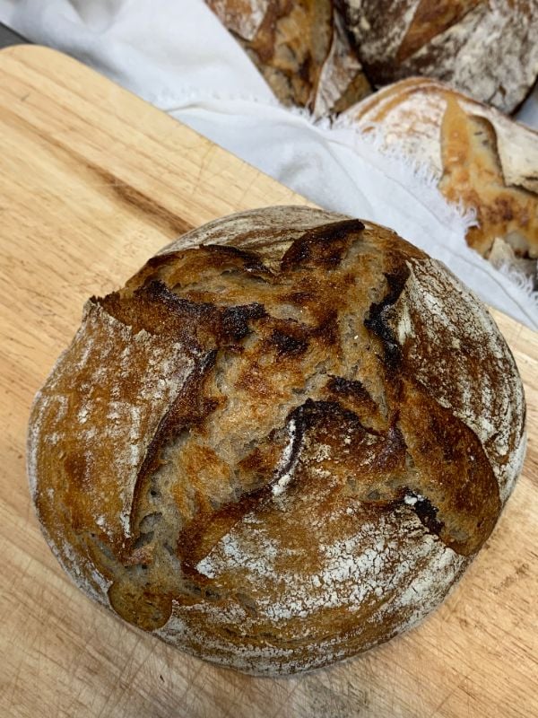 無花果合桃 - 黑麥酸刀 Fig walnut - Rye sourdough