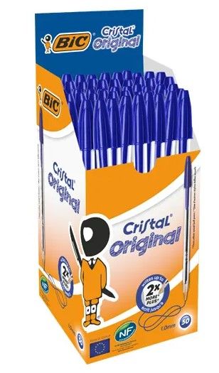 Stylo Bic Cristal Bleu