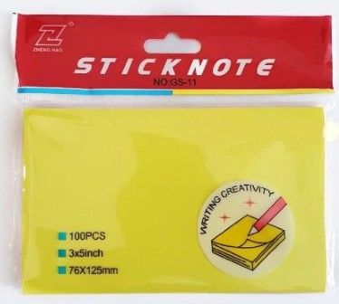 Sticky Notes 3x5 inch (76x126mm)