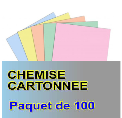 Chemise Cartonnée 180g 22x33cm