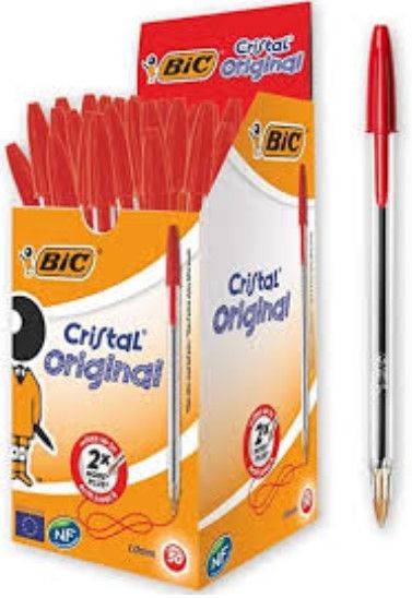 Stylo Bic Cristal Rouge