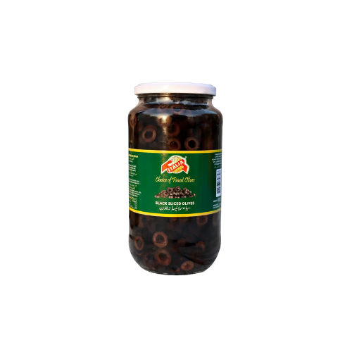 Sliced Black Olive - 450 Gram