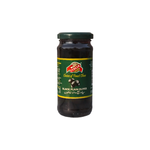 Plain Black Olives - 280 Gram