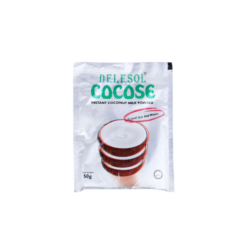 Delesol Cocose - Instant Coconut Milk Powder - 50g - 20 Pcs (1 Box)