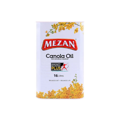 Mezan Canola Oil - 16 Litres Tin