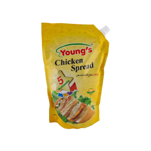 Young's - Chicken Spread - 1KG - 1000gm Pouch (4 Packs)