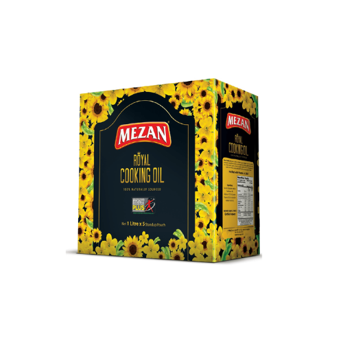 Mezan - Royal Cooking Oil - 5 Litres - 1x5L Pouch