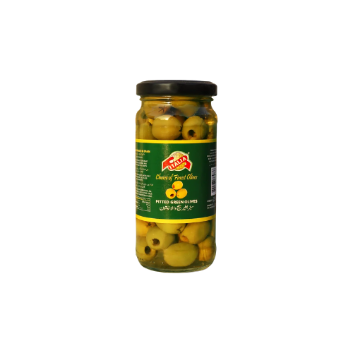Pitted Green Olives - 220 Gram