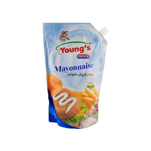 Young's - Mayonnaise - 1000gm (1KG) Pouch (4 Packs)