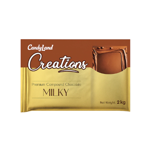 Candyland - Creations - Premium Compound Milk Cooking Chocolate - MILKY - 2KG