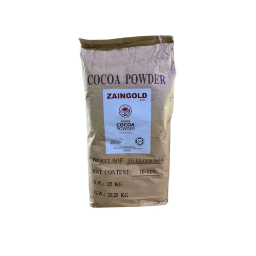 Zain Gold - Alkalized Cocoa Powder - Dark Brown - 1 KG *SAMPLE*