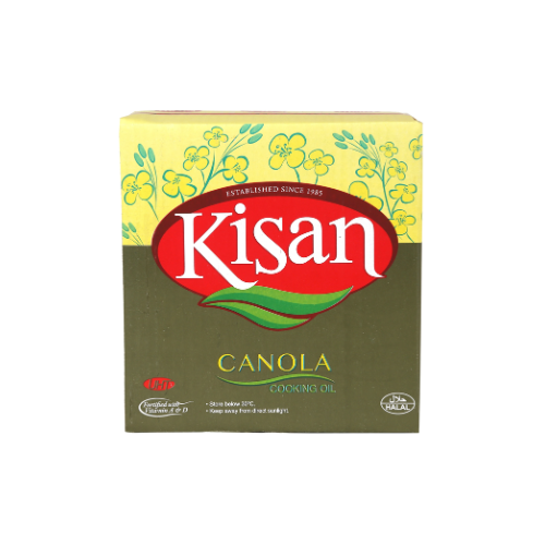 Kisan - Canola Cooking Oil - 16 L - Tin