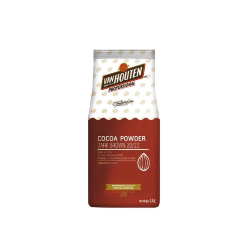 Van Houten - Professional - Cocoa Powder - Dark Brown 20/22 - 1 KG