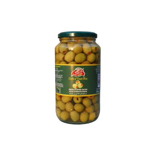 Stuffed Pimenced Green Olives - 550 Gram