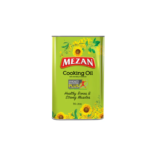 Mezan Sunflower Oil - 16 Litres Tin