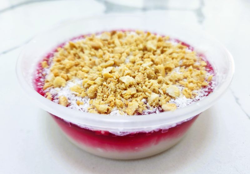 Creamy Malabi with Peanut Topping