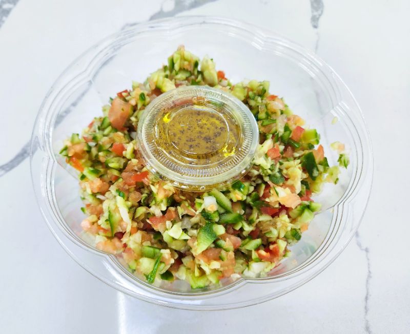Classic Israeli Chopped Salad