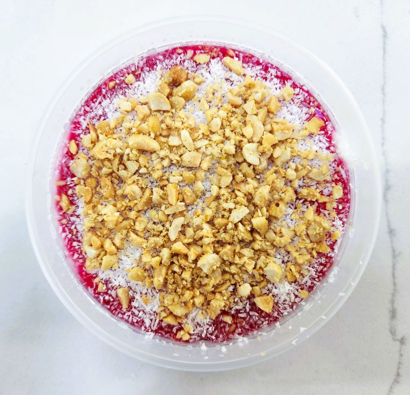 Creamy Malabi with Peanut Topping