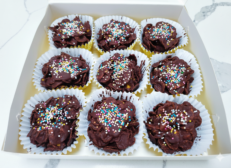 Chocolate-Coated Cornflake Crunch