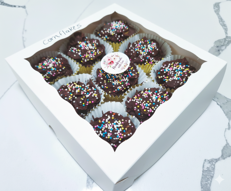 Chocolate-Coated Cornflake Crunch