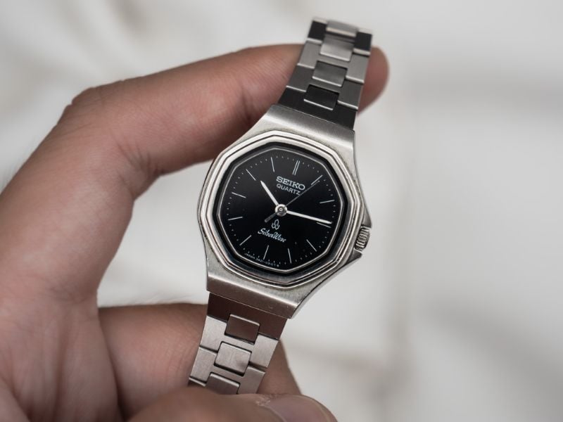 [LADIES] SEIKO SILVERWAVE OCTAGON WATCH