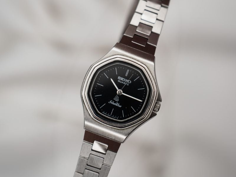 [LADIES] SEIKO SILVERWAVE OCTAGON WATCH